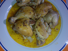 Blancs de dinde à l'indienne, assaisonnés sucré-salé 