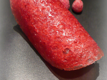 Tuiles bonbons à la framboise de Florence Edelmann