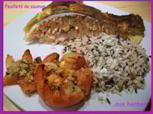 Feuilleté de saumon aux herbes