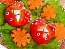 Coccinelles de tomates cerise à croquer