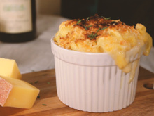 Gratin de macaroni aux 3 fromages