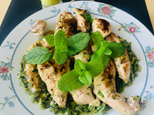 Poulet à la menthe