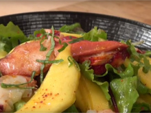Salade de mangue au homard