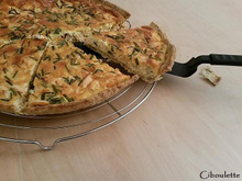 Quiche au saumon & ciboulette
