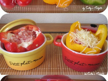 Poivrons farcis au Kiri