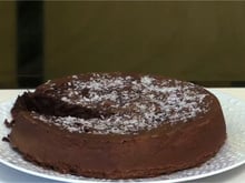 Gâteau chocolat-coco sans gluten sans lactose