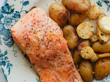Pavés de saumon au citron et gingembre