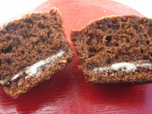 Muffins au chocolat noir et aux kinder