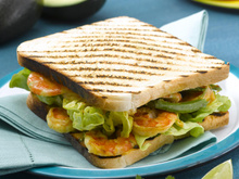 Sandwich crevettes grillées