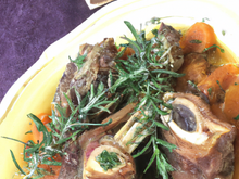 Agneau confit à la provençale