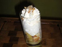 Puits d'amour mascarpone et Calvados