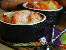 Gratin fondant aux 3 P (patate douce, pomme de terre, pomme-fruit)