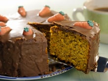 Carrot cake glaçage chocolat