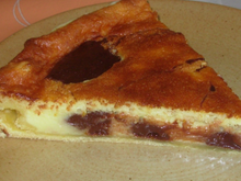 Tarte marbrée chocolat-orange