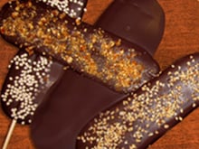 Sucettes au chocolat