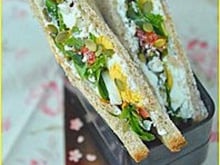 Club Sandwich au Cottage Cheese
