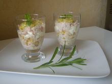 Verrine de crudité