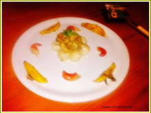 Saint Jacques poêlées au foie gras