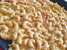 Macaroni à la vanille crevettes