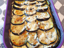 Gratin d'aubergines inratable