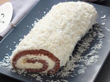 Bûche de Noël choco-coco : la recette facile et rapide à faire en 30 minutes seulement