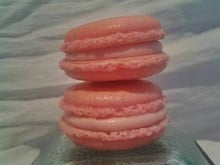 Macarons Poire et Thé noir Rose de Damas