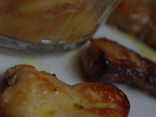 Escalope de foie gras poêlés aux pommes