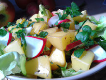 Salade de pommes de terre tiède