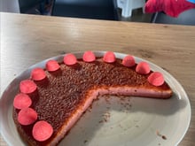 Gâteau simple au fraises tagada