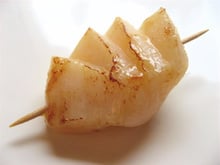 Risotto aux poireaux et ses noix de saint-jacques