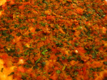 Lahmacun (pizza turque)