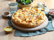 Tarte de chou-fleur aux allumettes et au fromage