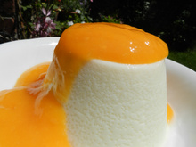 Panacotta au chocolat blanc