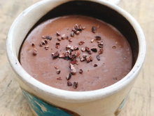 Crèmes au chocolat et tapioca sans oeufs