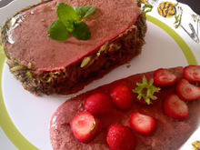 Haché de bœuf aux fraises