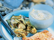 Pavé de truite à la crème de moutarde