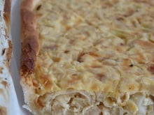 Tarte à l'oignon crémeuse