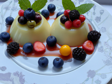 Pannacotta aux 2 fruits