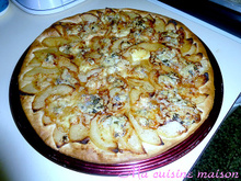 Tarte fine poire et bleu d'auvergne