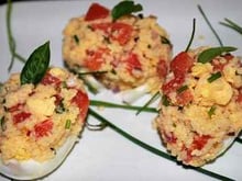 Œufs farcis au taboulé