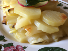 Gratin de céleri rave et de pommes de terre