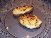 Pommes de terre au four et Cottage Cheese