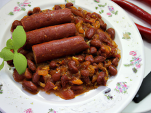 Chili con carne saucisses