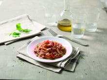 Spaghetti intégrale à la sauce napoletana et au thon