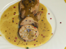 Médaillon de veau à la moutarde