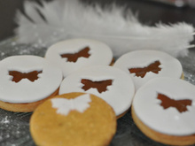 Sablés marshmallow et confiture de lait