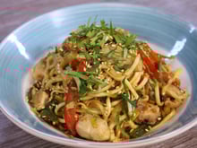 Nouilles sautées au poulet