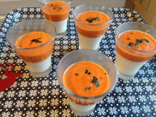 Panna cotta aux poivrons