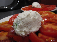 Glace au chèvre maison