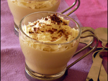 Panna-cotta façon tiramisu